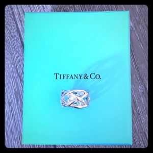 Tiffany & Co. silver woven knot ring